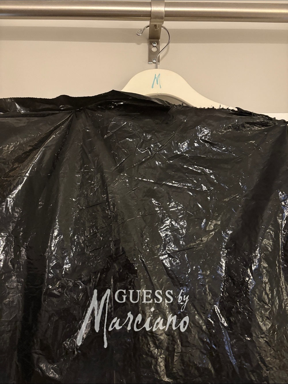 Marciano Black Trench Coat - Sleek Evening Trench